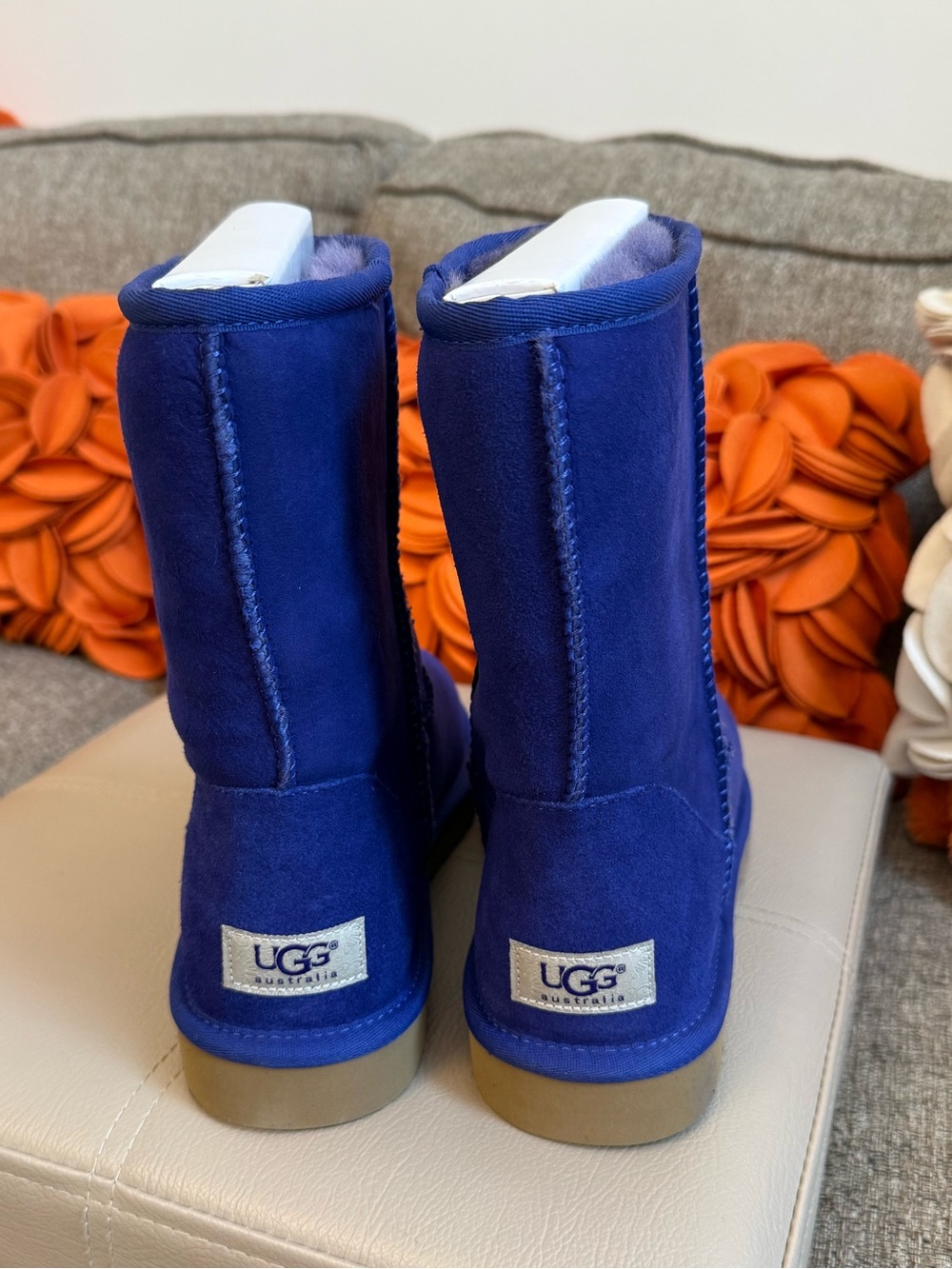 ❣️🆕UGG Women's Short Classic Boots in Deep Periwinkle Suede S/N 5825❣️ - Picture 6 of 11